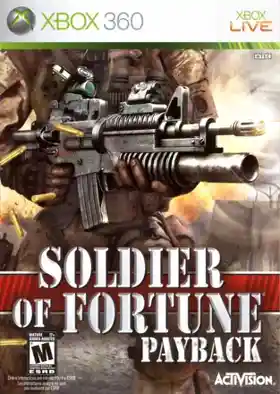 Soldier of Fortune Payback (USA) box cover front